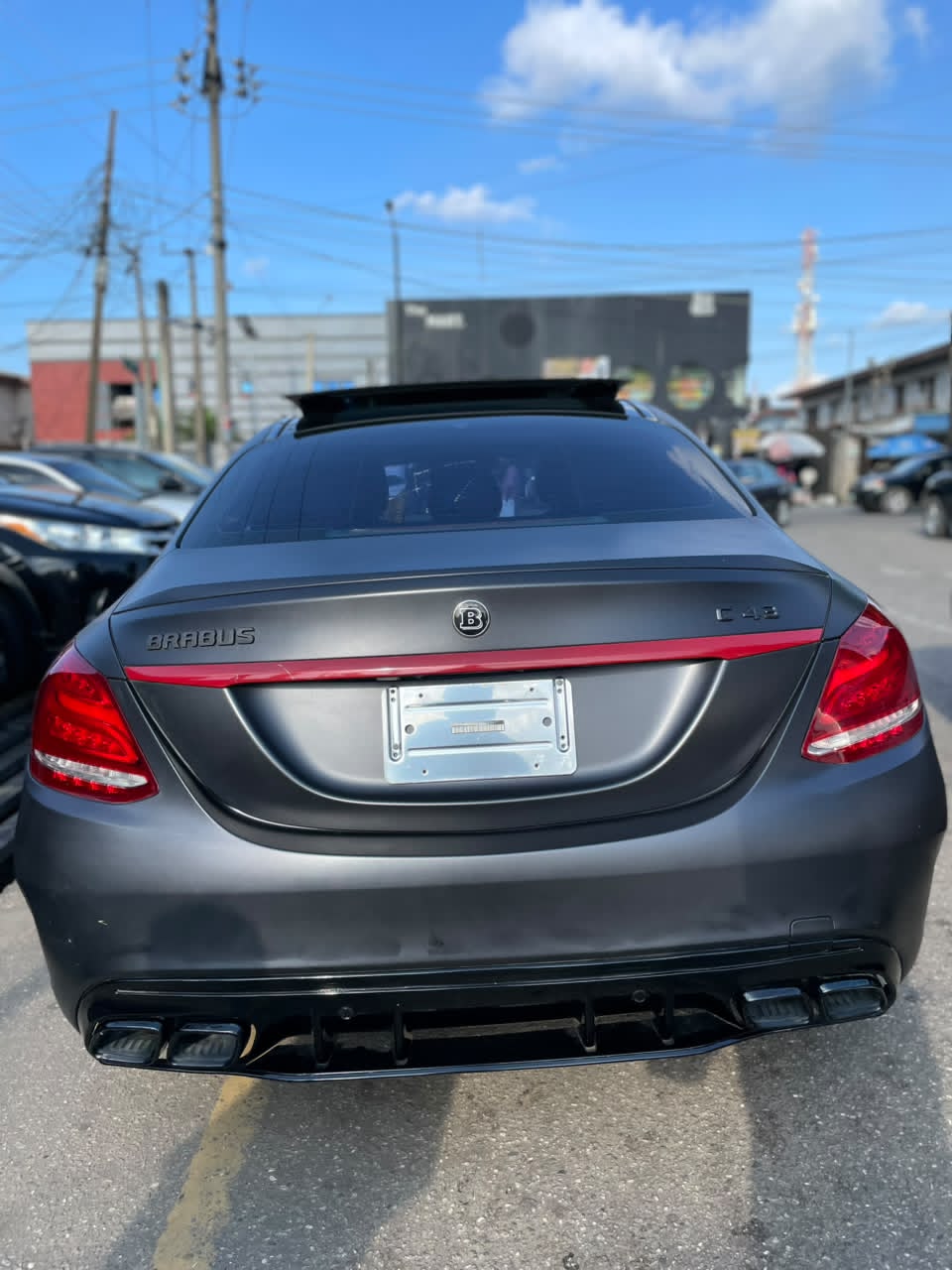 Mercedes-Benz C-Class Matte Grey Sedan BRABOS C43 — photo 2