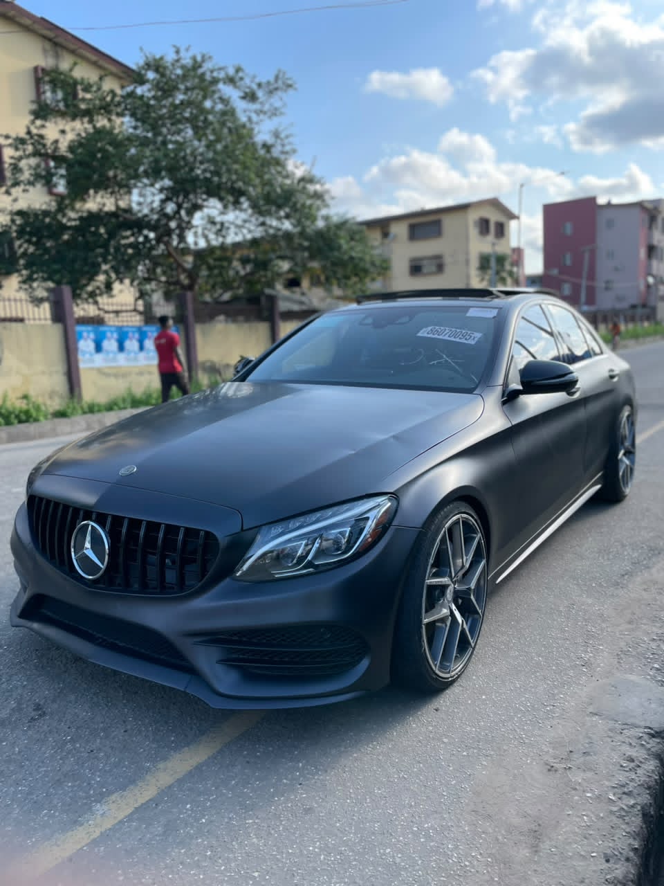 Mercedes-Benz C-Class Matte Grey Sedan BRABOS C43 — photo 3