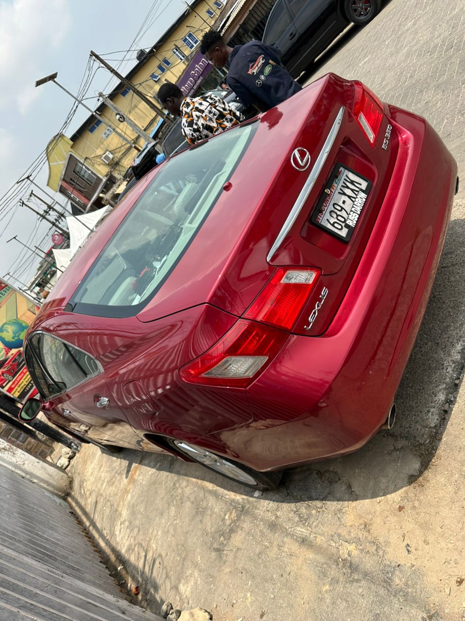Lexus ES 350 Red Sedan