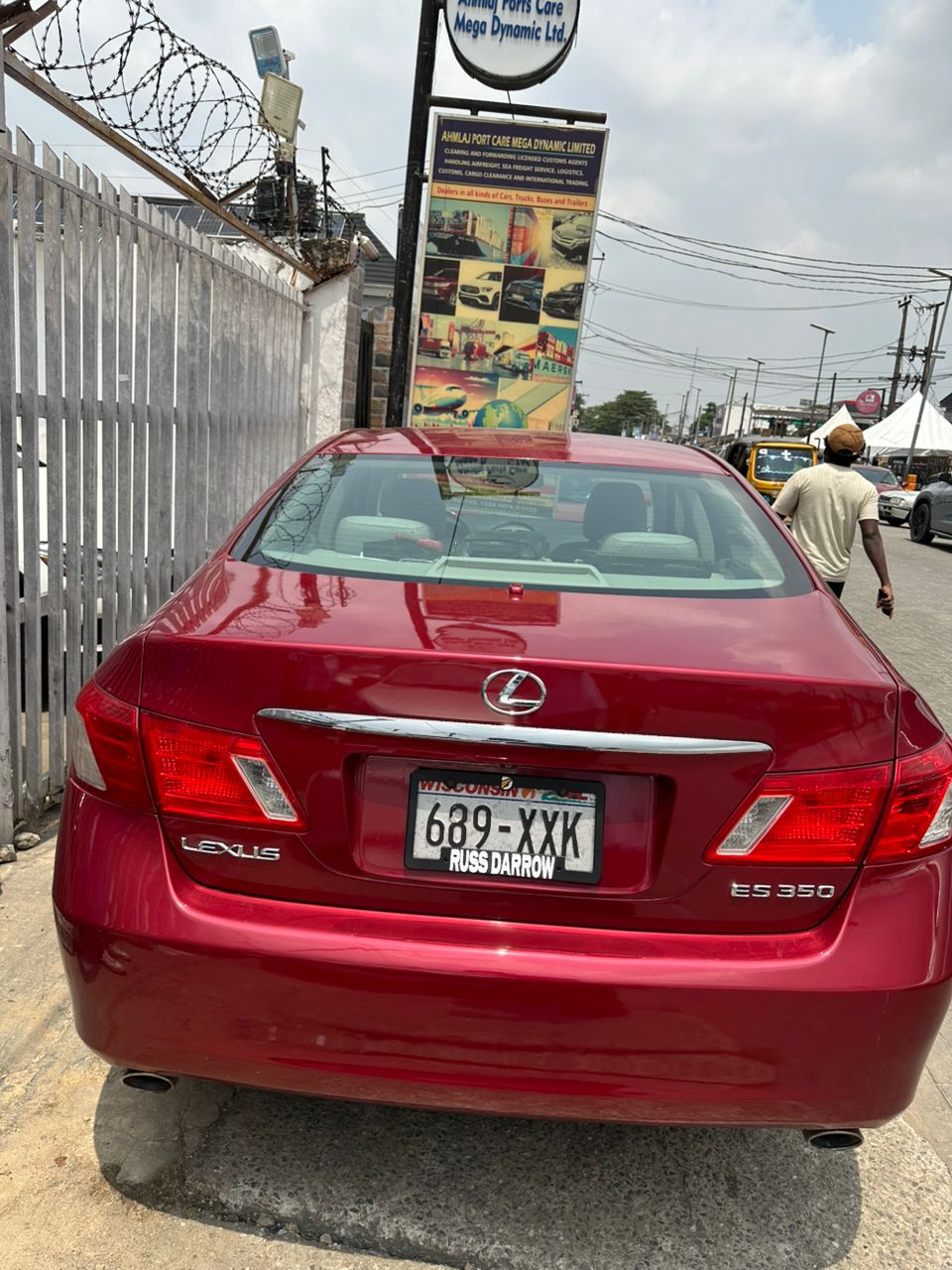 Lexus ES 350 Red Sedan