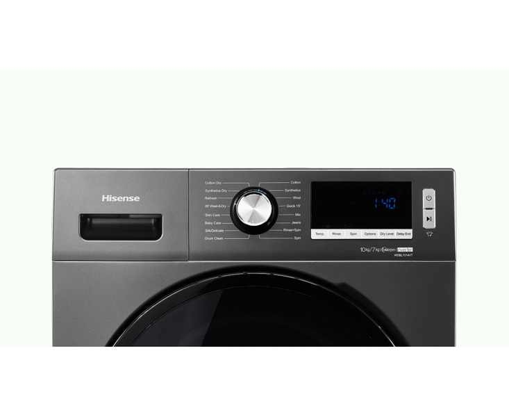 Hisense WM8014VT-WDBL 8/5KG Front Load Washing Machine