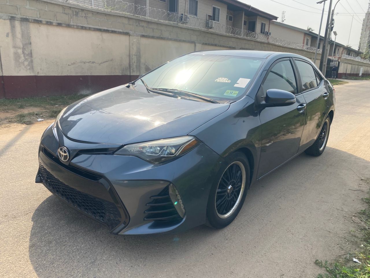 Toyota Corolla Dark Grey Sedan