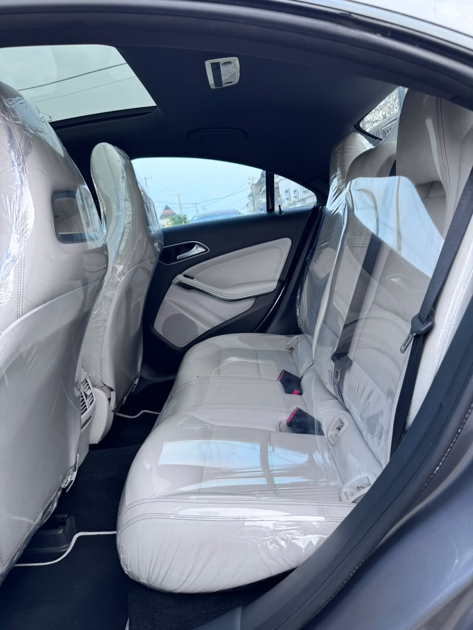 Mercedes-Benz CLA-Class, Grey Sedan with Black Rims