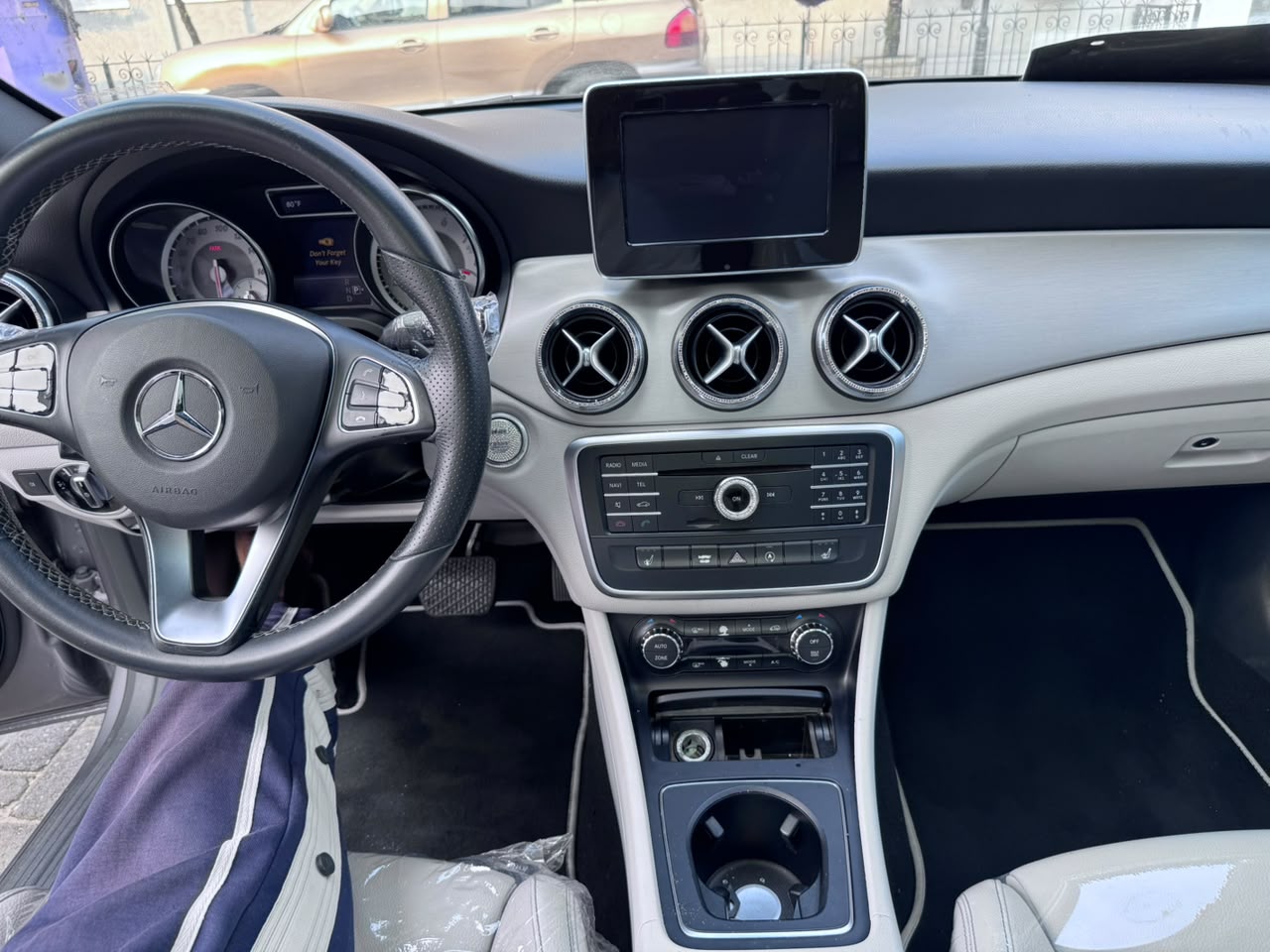 Mercedes-Benz CLA-Class, Grey Sedan with Black Rims