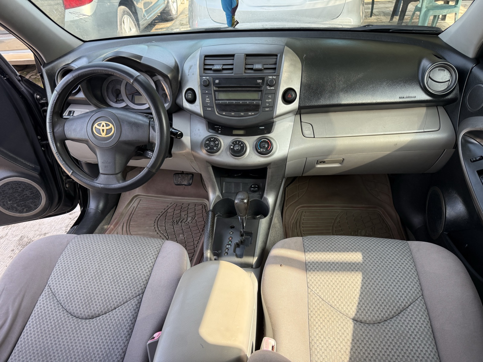 Toyota RAV4 SUV, Black with Spare Tire Cover