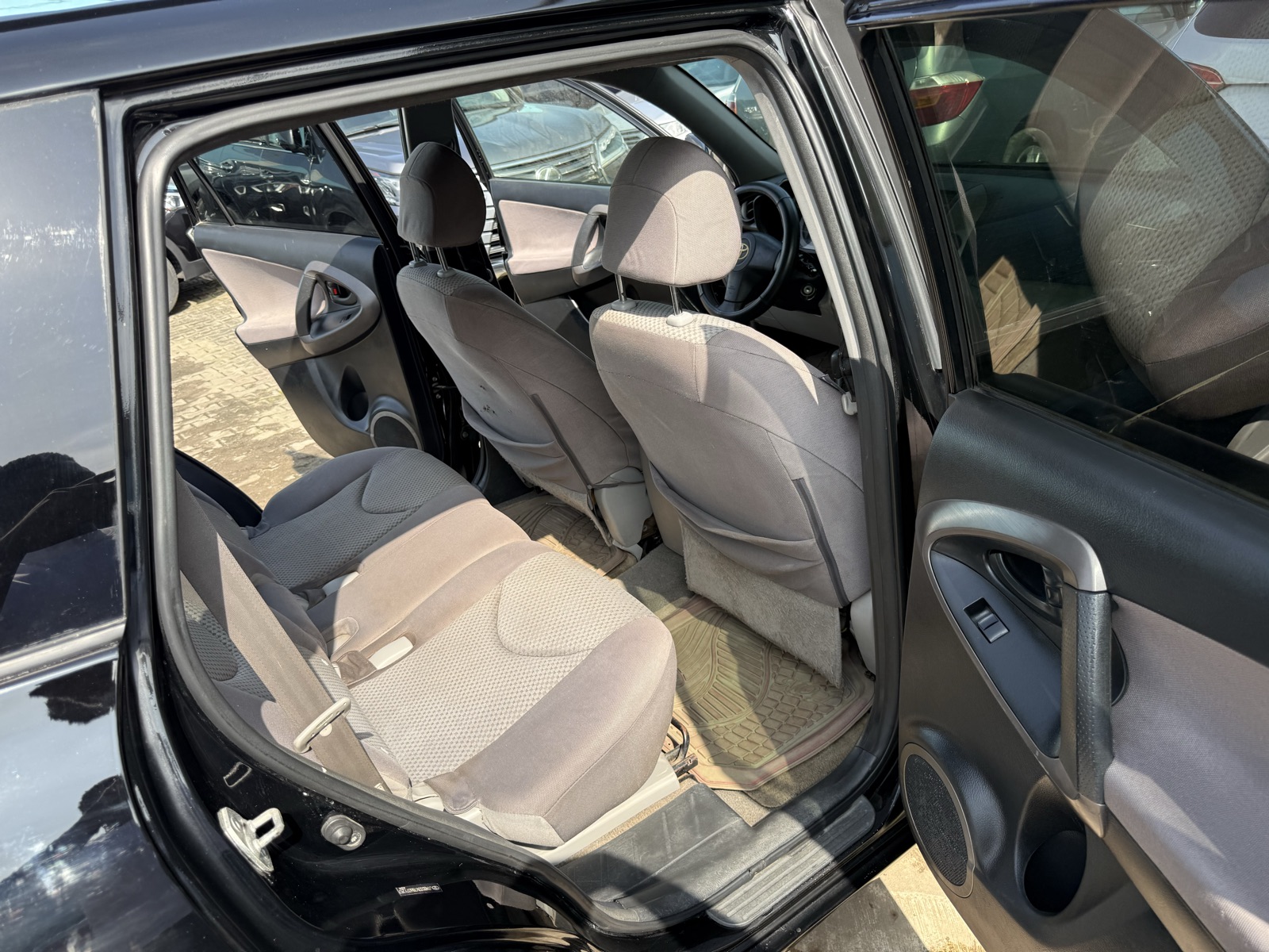 Toyota RAV4 SUV, Black with Spare Tire Cover
