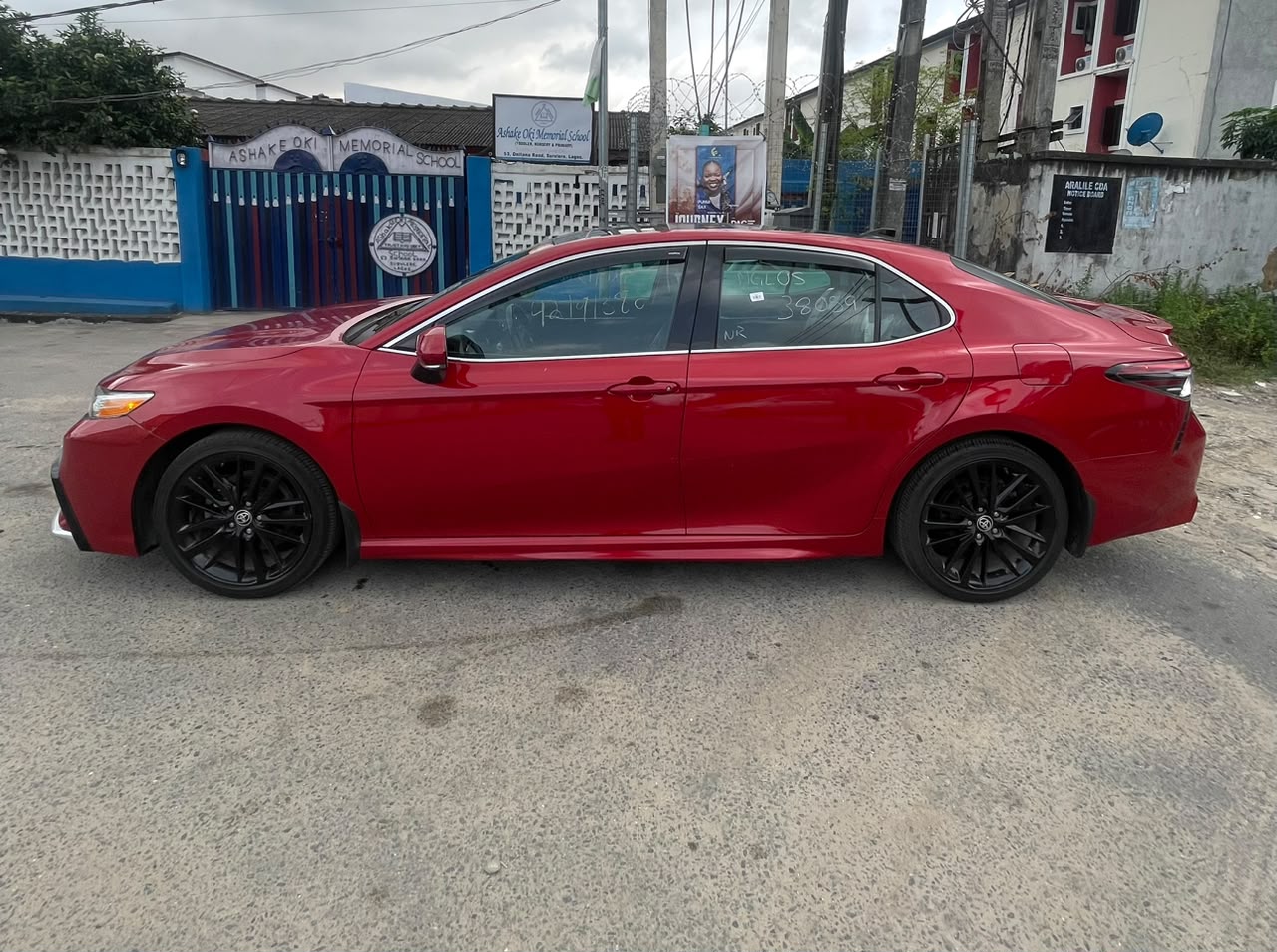 Toyota Camry XSE AWD Red Sedan