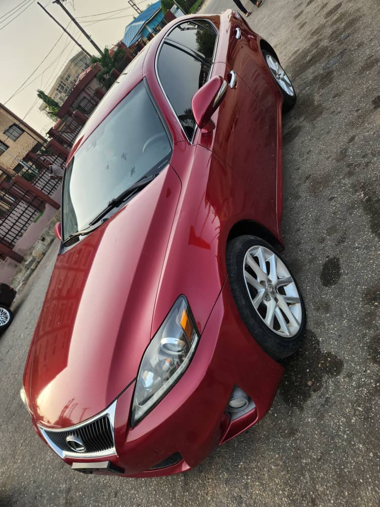 2012 Lexus IS 250 AWD Red Sedan — photo 2