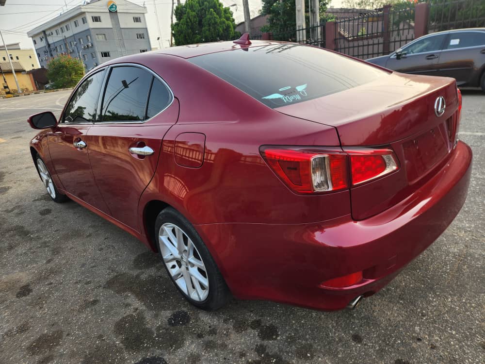 2012 Lexus IS 250 AWD Red Sedan — photo 4