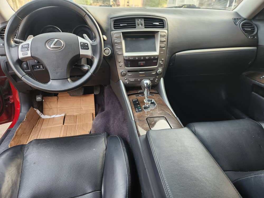 2012 Lexus IS 250 AWD Red Sedan — photo 5