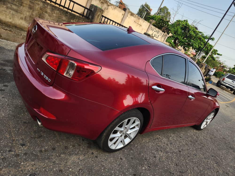 2012 Lexus IS 250 AWD Red Sedan — photo 6