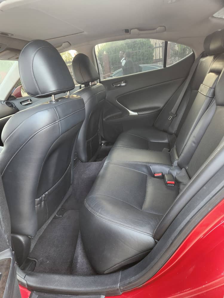2012 Lexus IS 250 AWD Red Sedan — photo 9