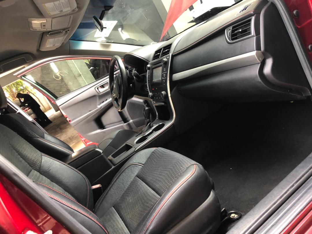 Toyota Camry SE Red Sedan