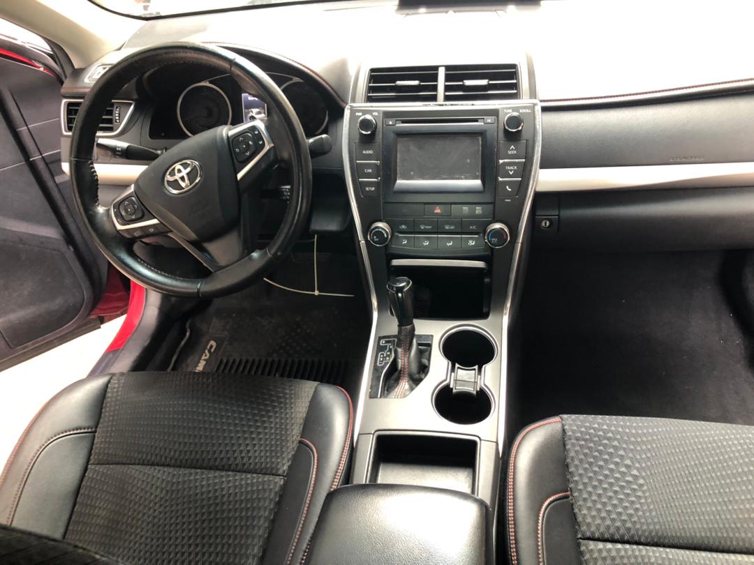 Toyota Camry SE Red Sedan