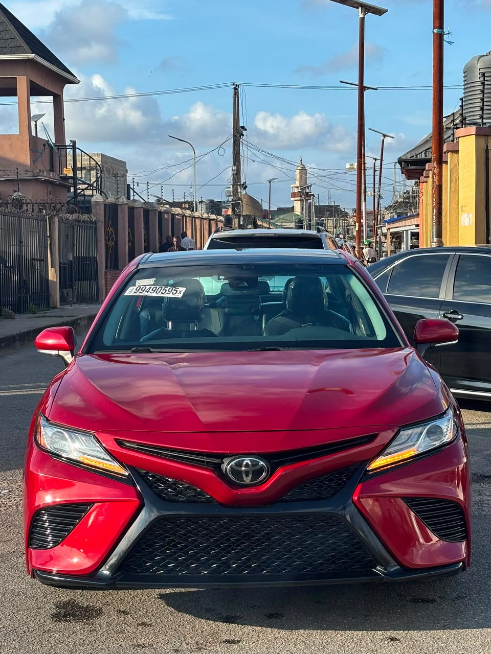 Toyota Camry XSE Red Sedan with Alloy Wheels — photo 9