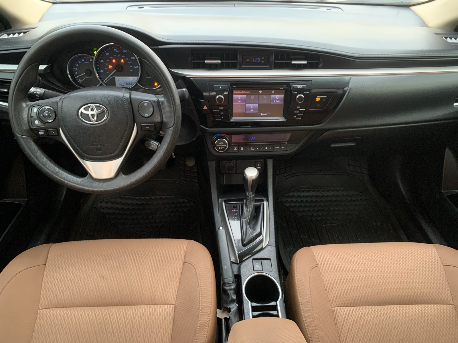 2015 Toyota Corolla LE Black Sedan