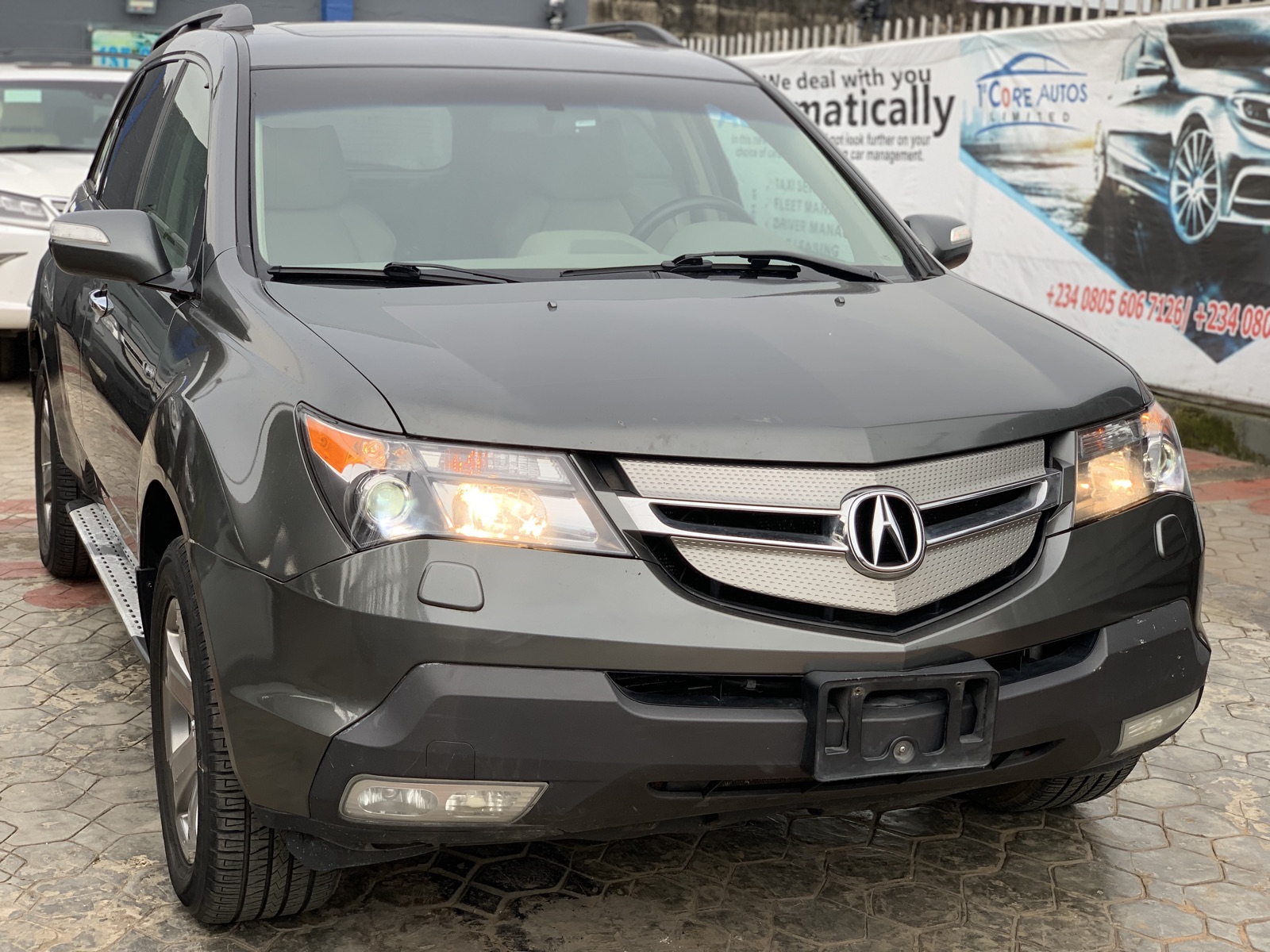 Acura MDX SUV, Dark Grey with Leather Interior