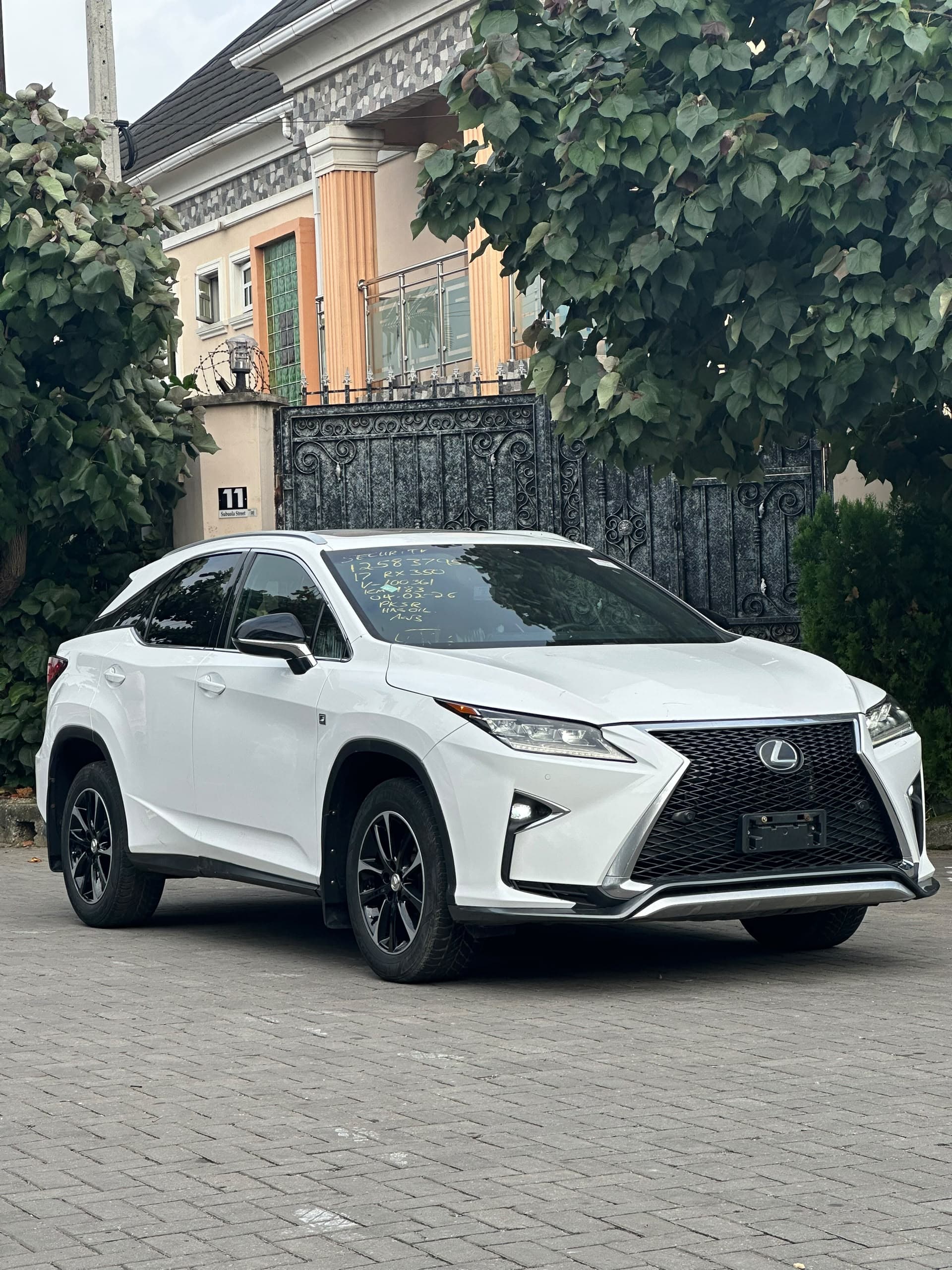 Lexus RX 350 White SUV Fsport