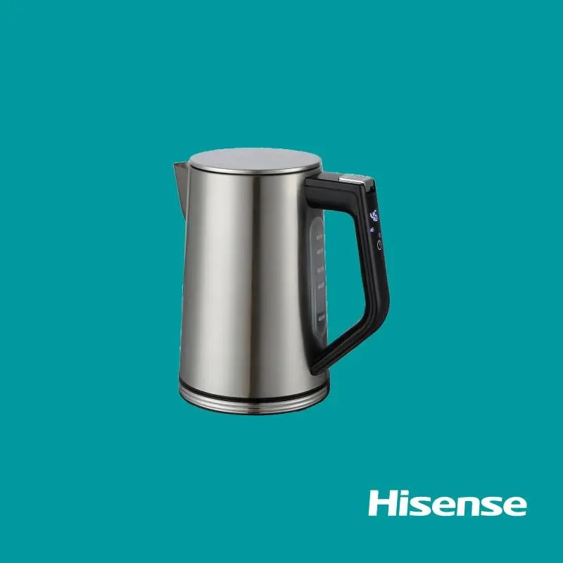 Hisense Kettle 1.7L Black Digital 2200W (H17KSSS3)