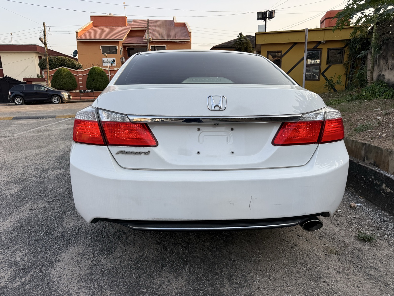 Honda Accord White Sedan
