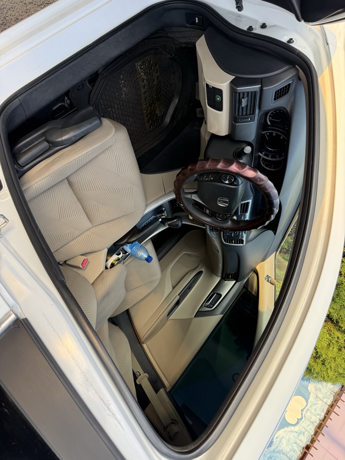 Honda Accord White Sedan