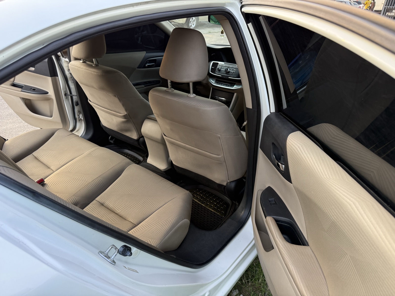 Honda Accord White Sedan