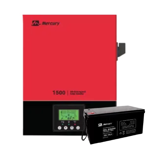 Mercury 1.5kva Solar Hybrid Inverter MPPT 12v Complete Inverter System