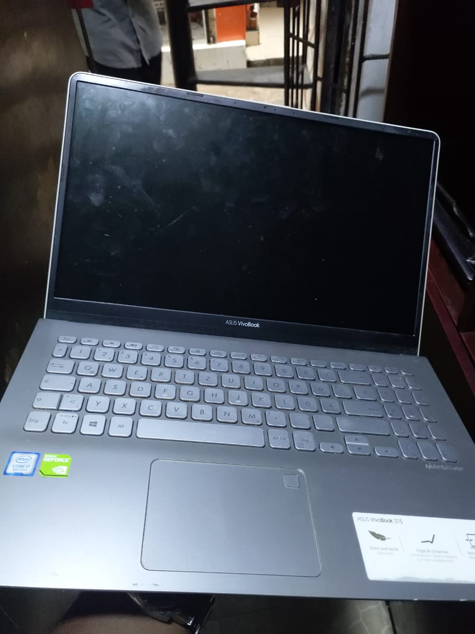 Asus Vivo book S15 Core i7 || 8th Gen || 8Gb RAM || 256Gb SSD || keyboard backlight