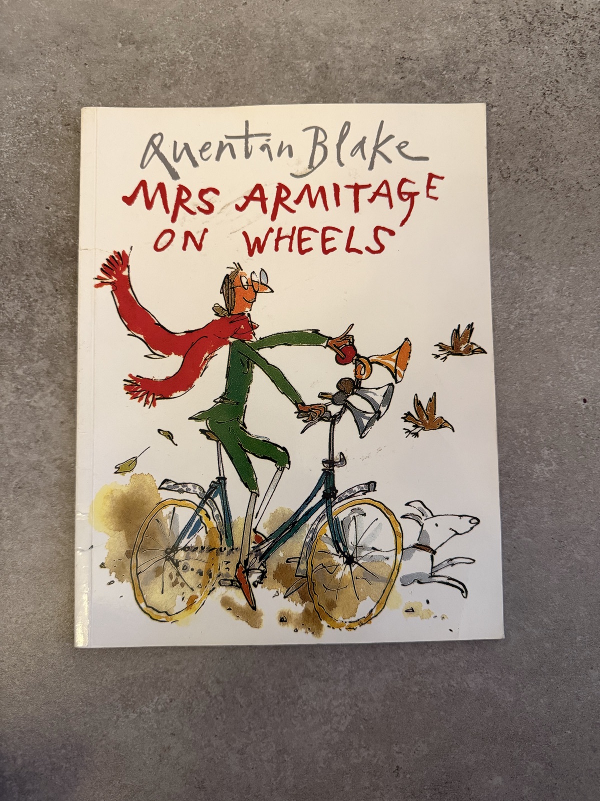 Quentin Blake Mrs Armitage On Wheels Children's Book