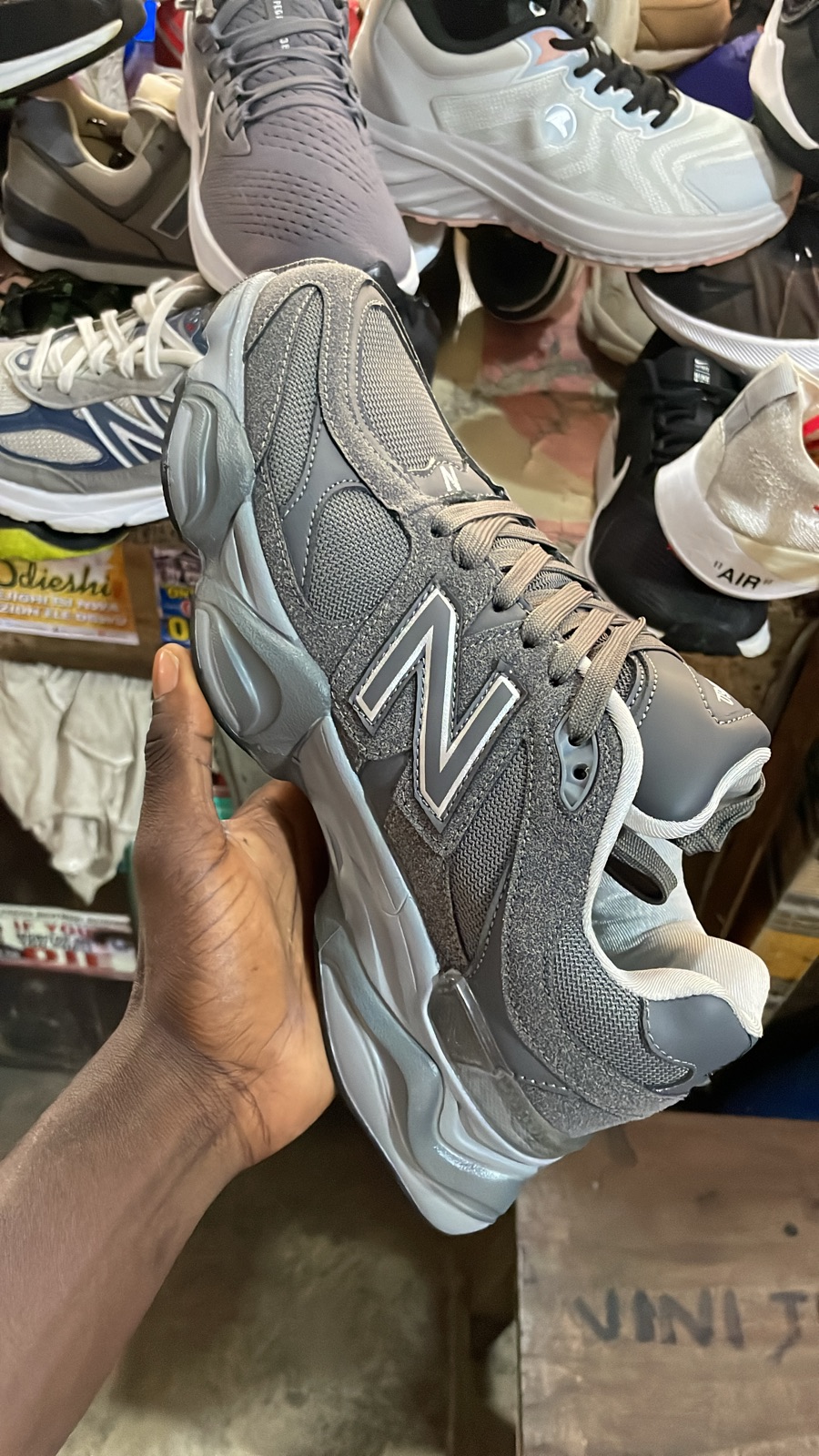 New Balance Grey Running Shoes