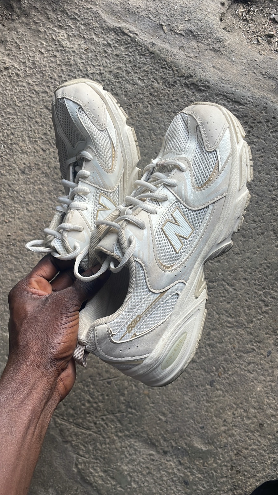 New Balance 530 Cream White Sneakers