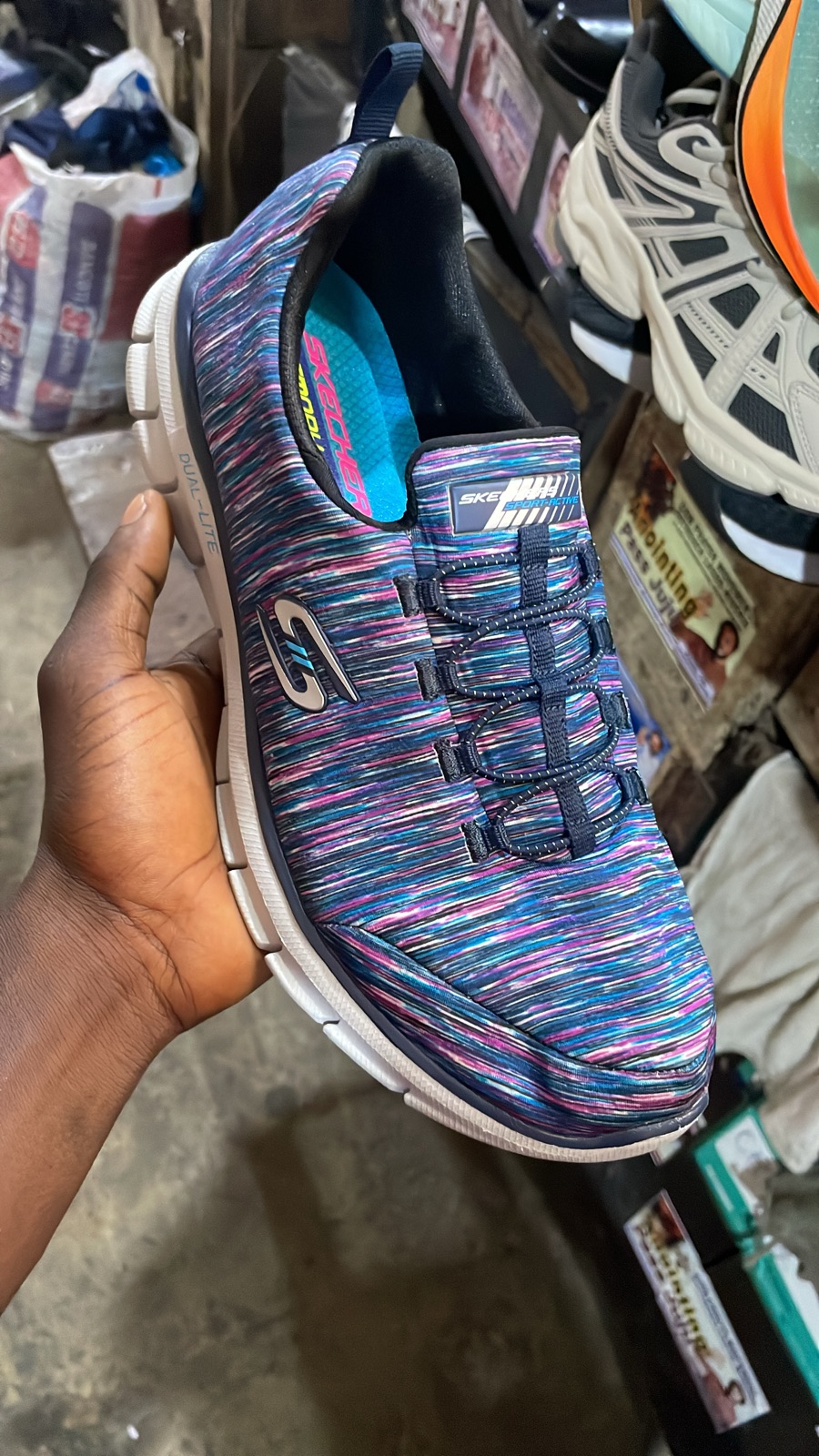 Skechers Women's Colorful Slip-On Athletic Shoes