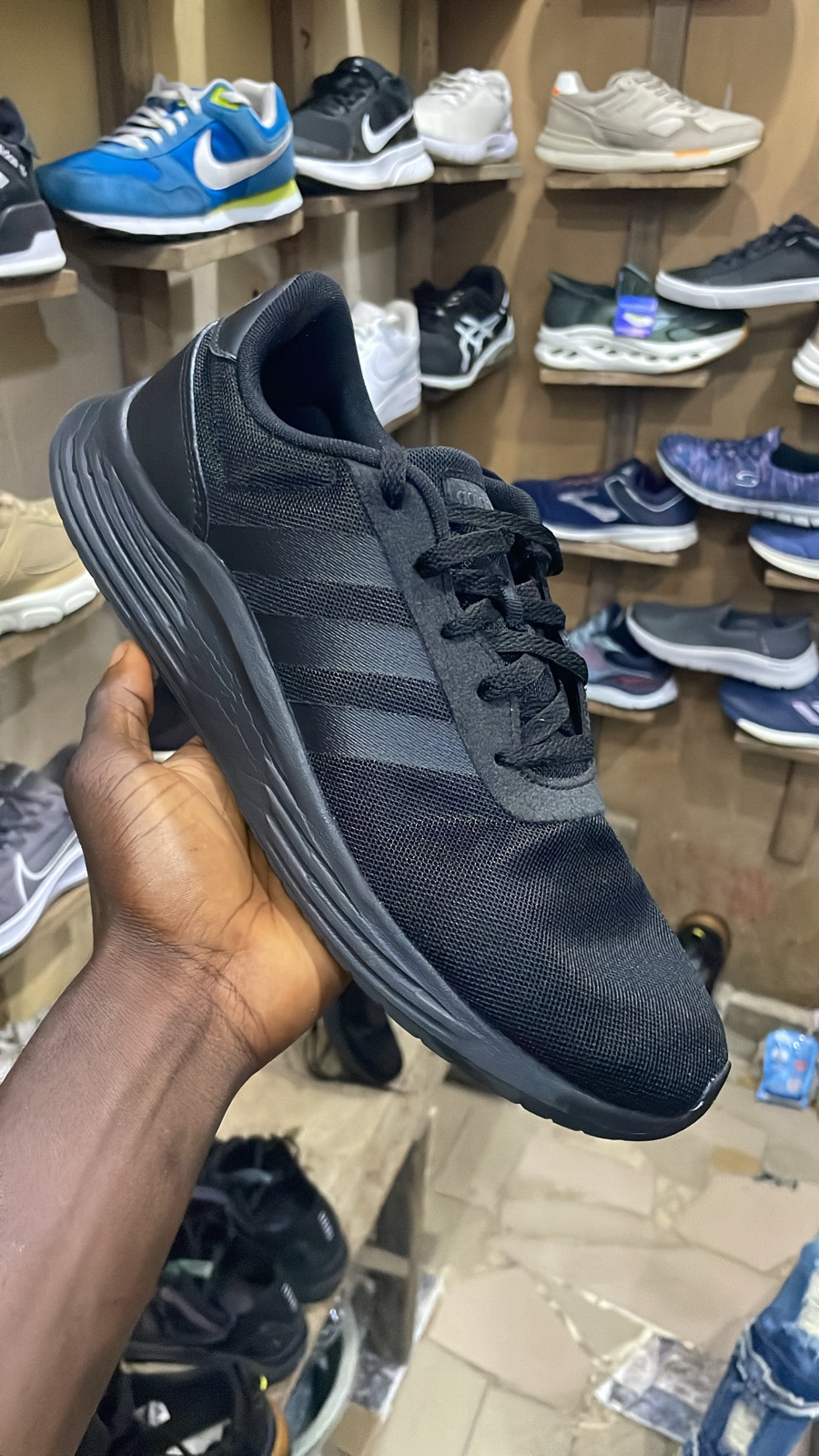 Men's Black Adidas Running Shoes